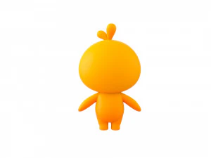 Character011 Chick 3D Model