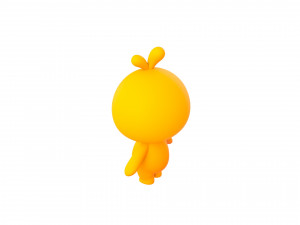 Character011 Chick 3D-Modell