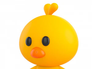 Character011 Chick 3D Model