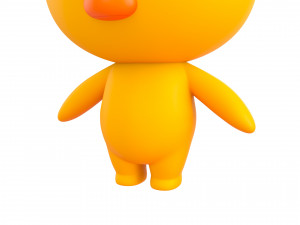 Character011 Chick 3D-Modell