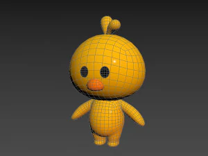 Character011 Chick 3D Model
