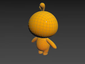 Character011 Chick 3D Model