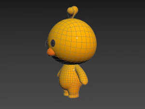 Character011 Chick 3D Model