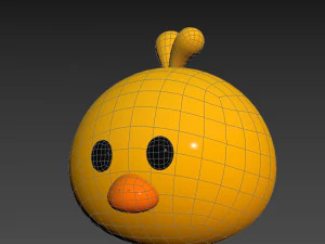 Character011 Chick 3D Model