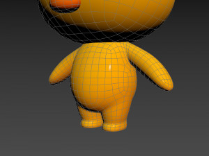 Character011 Chick 3D-Modell