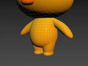 Character011 Chick 3D Model