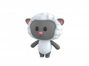 Character012 Sheep Model 3D