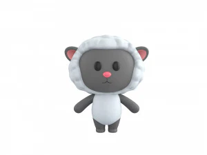 Character012 Sheep 3D Model