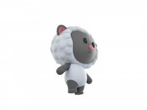 Character012 Sheep 3D Model