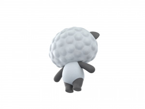 Character012 Sheep Model 3D