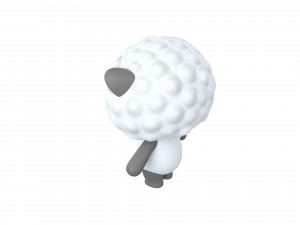 Character012 Sheep Model 3D
