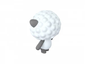 Character012 Sheep 3D Model
