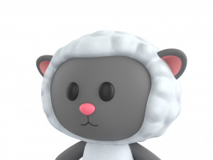 Character012 Sheep Model 3D
