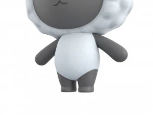 Character012 Sheep 3D Model