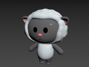 Character012 Sheep Model 3D
