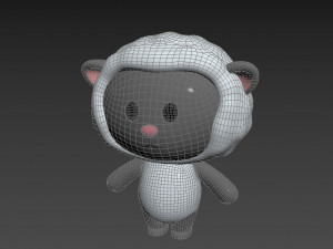 Character012 Sheep Model 3D