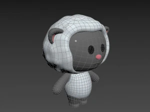 Character012 Sheep 3D Model