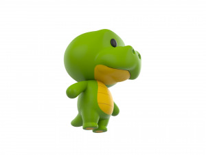 Character013 Crocodile Modello 3D