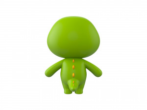 Character013 Crocodile Modello 3D