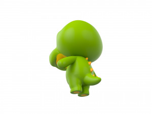Character013 Crocodile Modello 3D