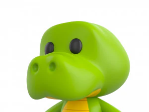 Character013 Crocodile 3D Model