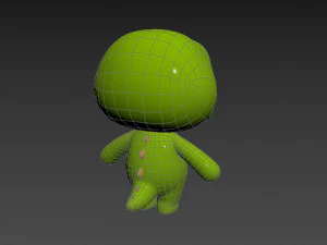 Character013 Crocodile 3D Model