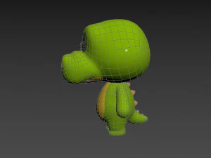 Character013 Crocodile 3D Model