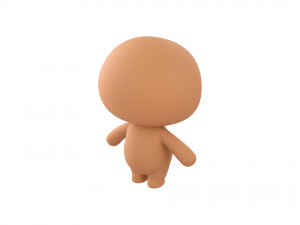 Character014 Sloth 3D Model