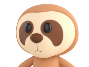 Character014 Sloth 3D Model
