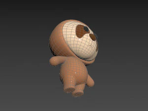 Character014 Sloth 3D Model