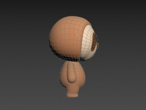 Character014 Sloth 3D Model