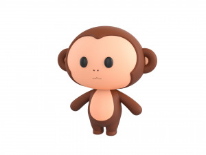 Character015 Monkey Modelo 3D