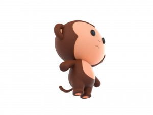 Character015 Monkey 3D Model