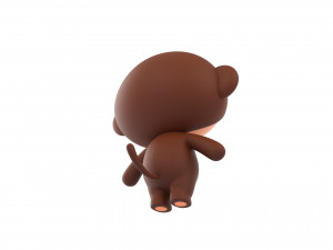 Character015 Monkey 3D Model