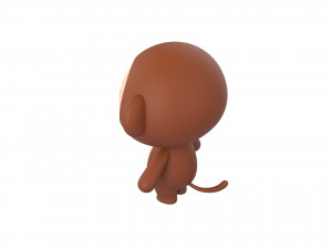 Character015 Monkey 3D Model