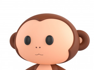 Character015 Monkey 3D Model