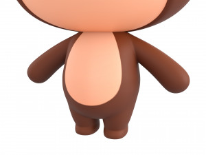 Character015 Monkey 3D Model