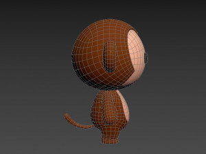Character015 Monkey 3D Model