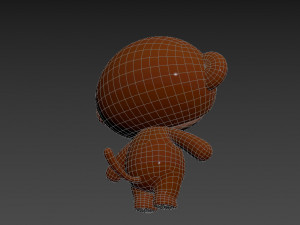 Character015 Monkey 3D Model