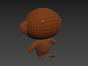 Character015 Monkey 3D Model