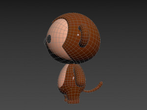Character015 Monkey 3D Model