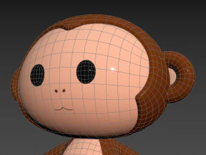 Character015 Monkey 3D Model