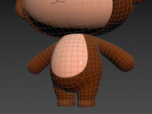 Character015 Monkey 3D Model