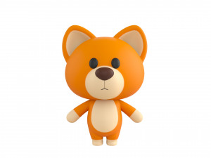 Character016 Dog 3D Model