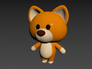 Character016 Dog 3D Model