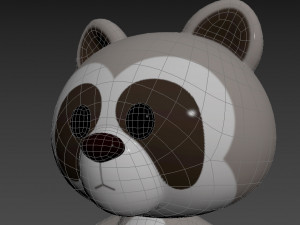 Character017 Raccoon 3D Model