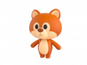 Character018 Squirrel 3D Model