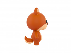 Character018 Squirrel 3D Model