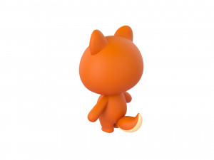 Character018 Squirrel 3D Model
