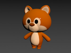 Character018 Squirrel 3D Model